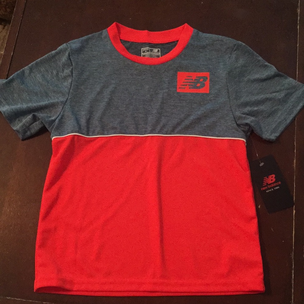 Boys’ New Balance athletic shirt sleeve shirt